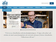 Tablet Screenshot of afafastigheter.se